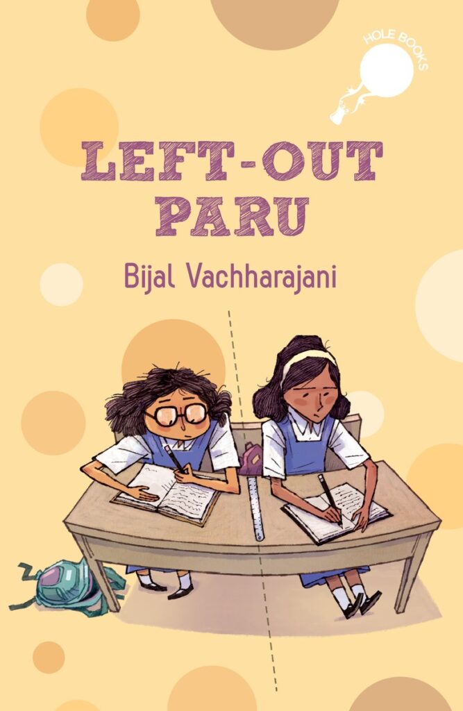 Book cover
Left-Out Paru
Bijal Vachharajani
Image of two girls at a desk, one left-handed and the other right-handed, a line separating them