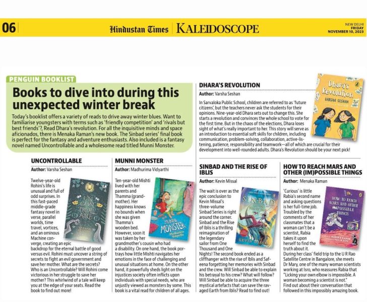 Hindustan Times 10 Nov 23 - 1