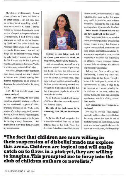 Varsha Seshan - Citadel - May 2016 pg20