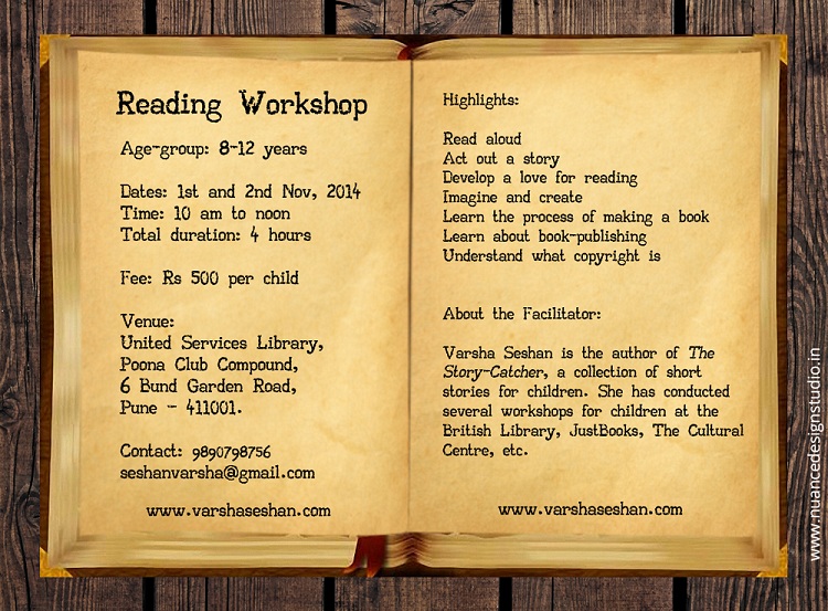 Poona Club Reading Workshop web