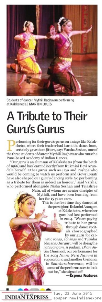 The New Indian Express clipping