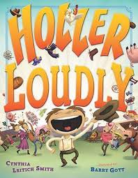 holler loudly