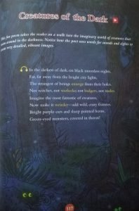 Photograph of the poem Creatures of the Dark