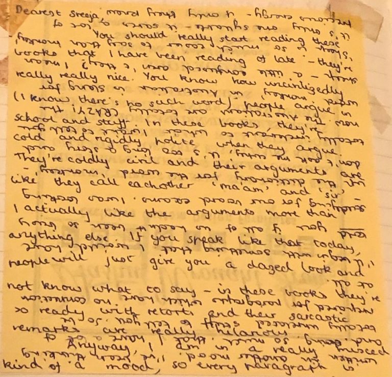Letters I Receive – VI