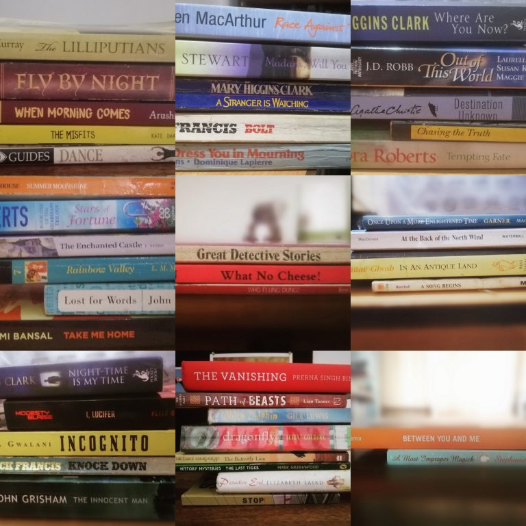 Nine Days of Spine Poetry