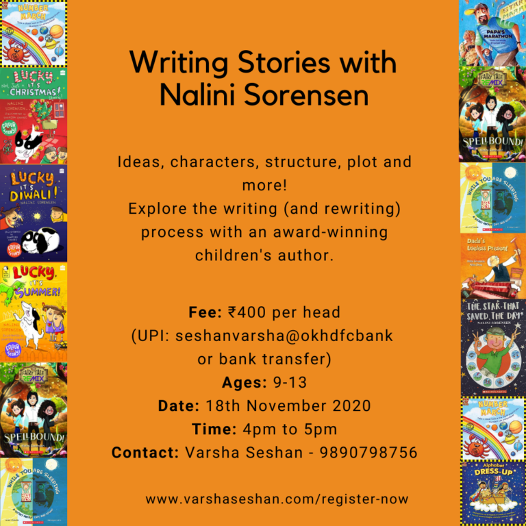 Writing Stories with Nalini Sorensen