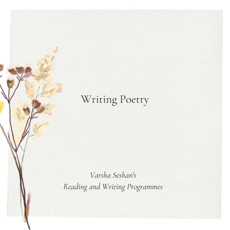 Writing Poetry