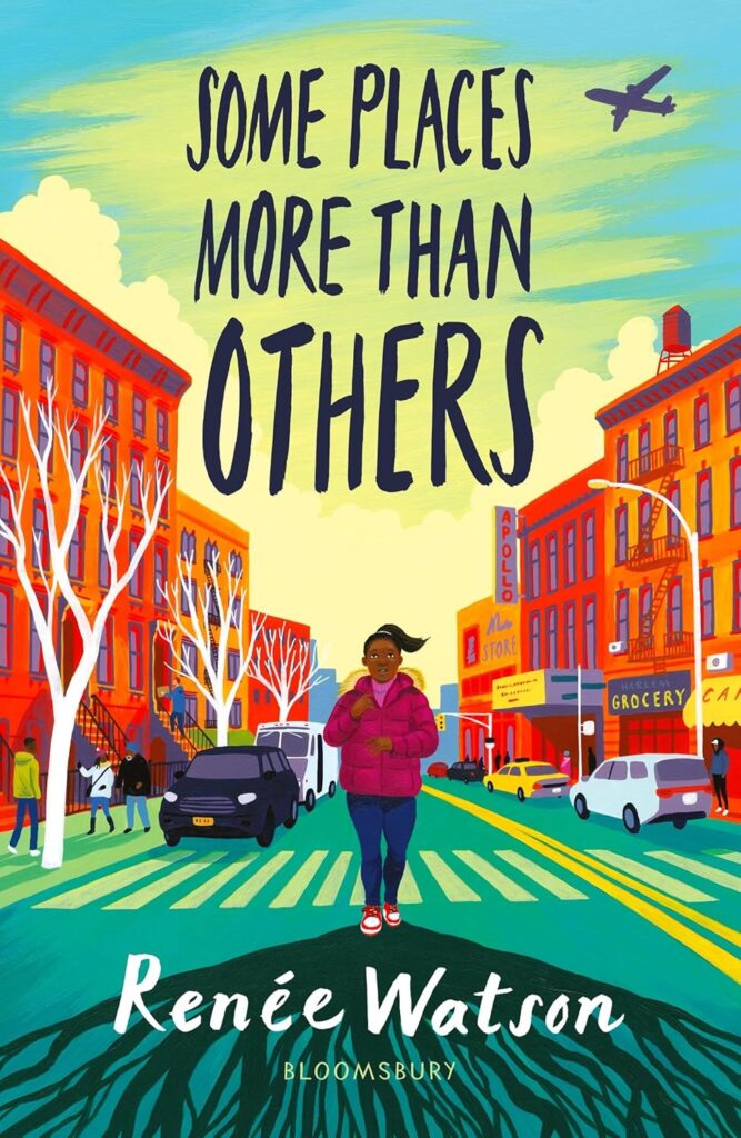 Book Cover
Some Places More than Others
Renée Watson
Image of a girl on a street, buildings on either side
