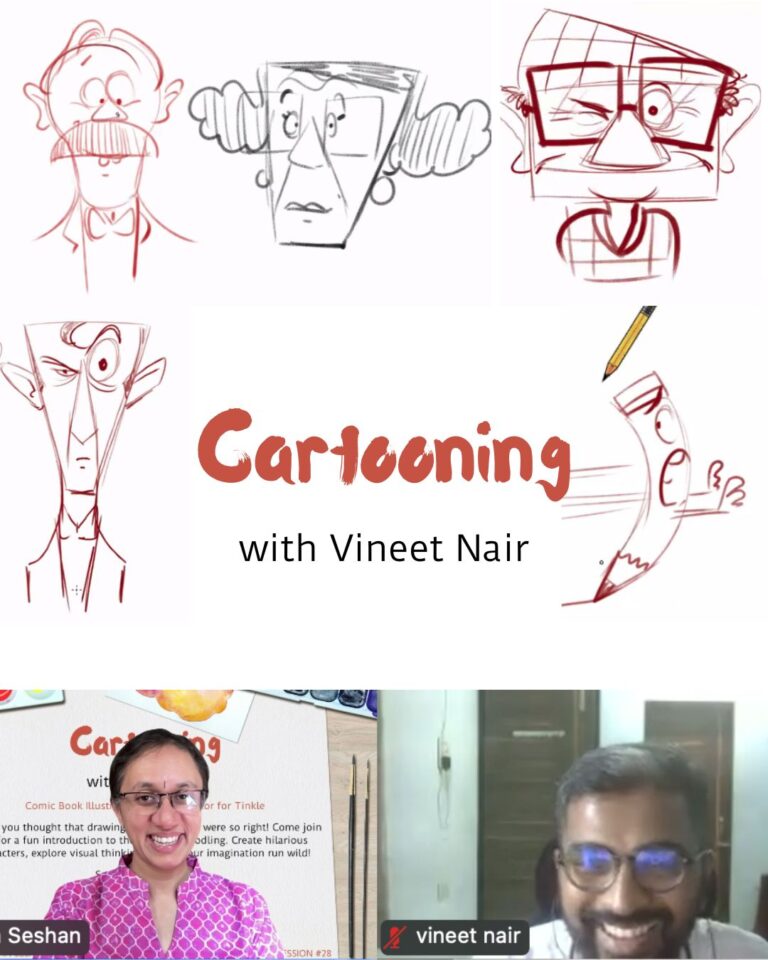 Cartooning with Vineet Nair