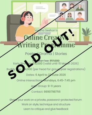 Online Creative Writing Programme 9-11