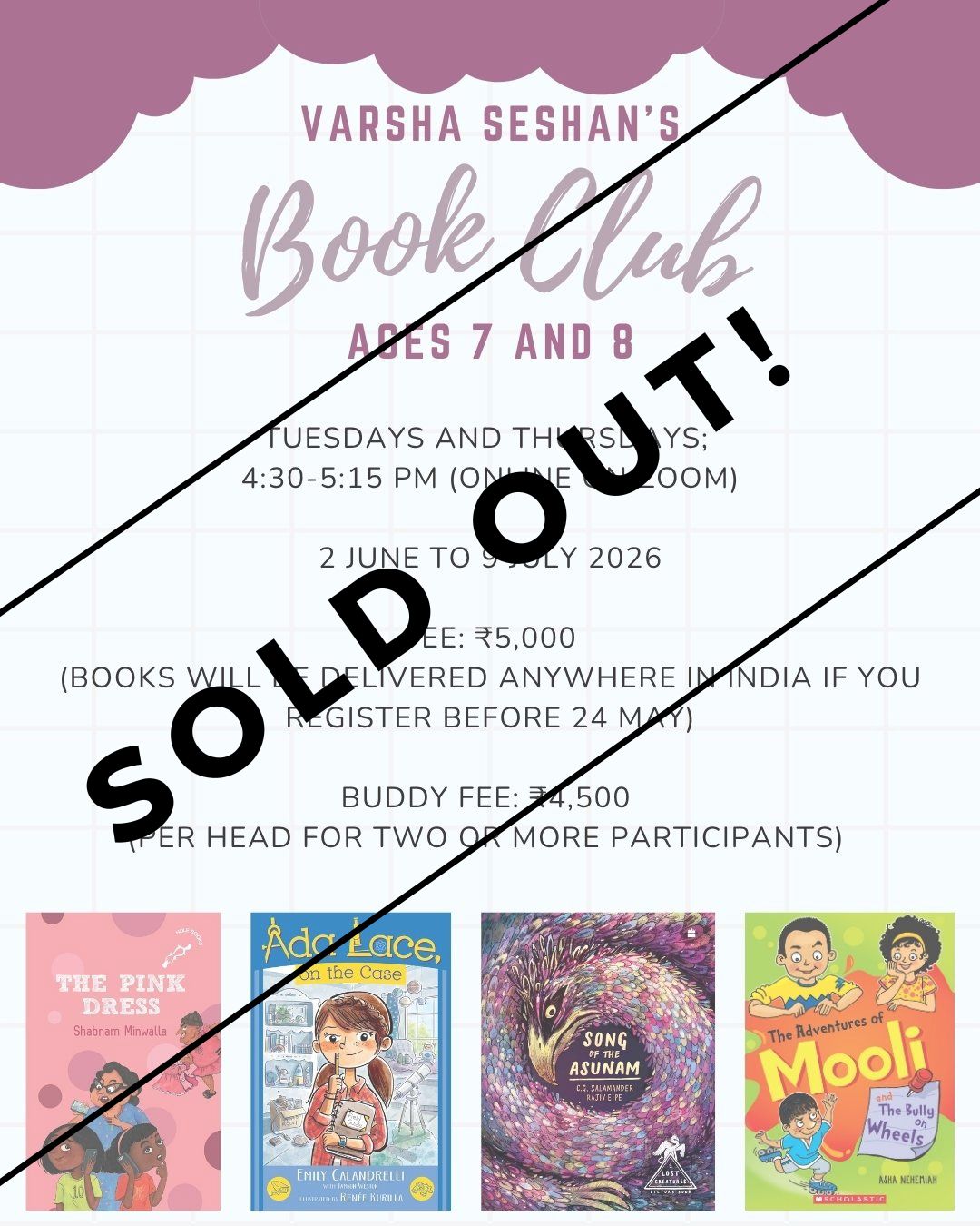 Book Club (ages 7 and 8) - June-July 2026
