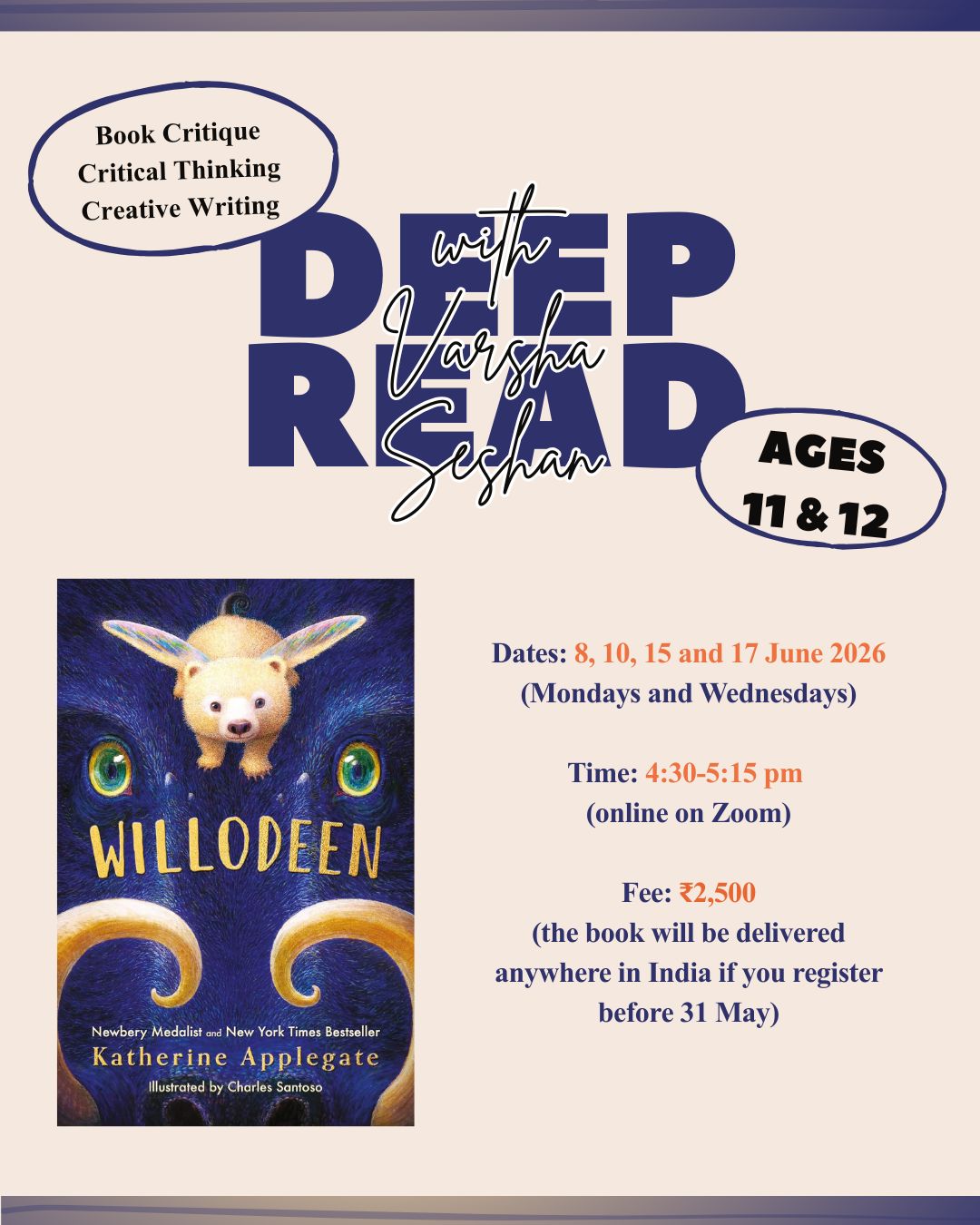 Deep Read (ages 11 and 12) - Willodeen