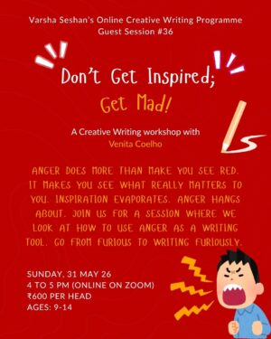 Don't Get Inspired; Get Mad!