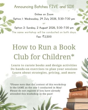 How to Run a Book Club for Children - Batch 6 (Sunday)