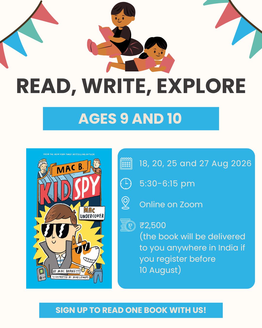 Read, Write, Explore (ages 9 and 10) - Mac B. Kid Spy: Mac Undercover
