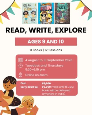 Read, Write, Explore (ages 9 and 10) - August-September 2026