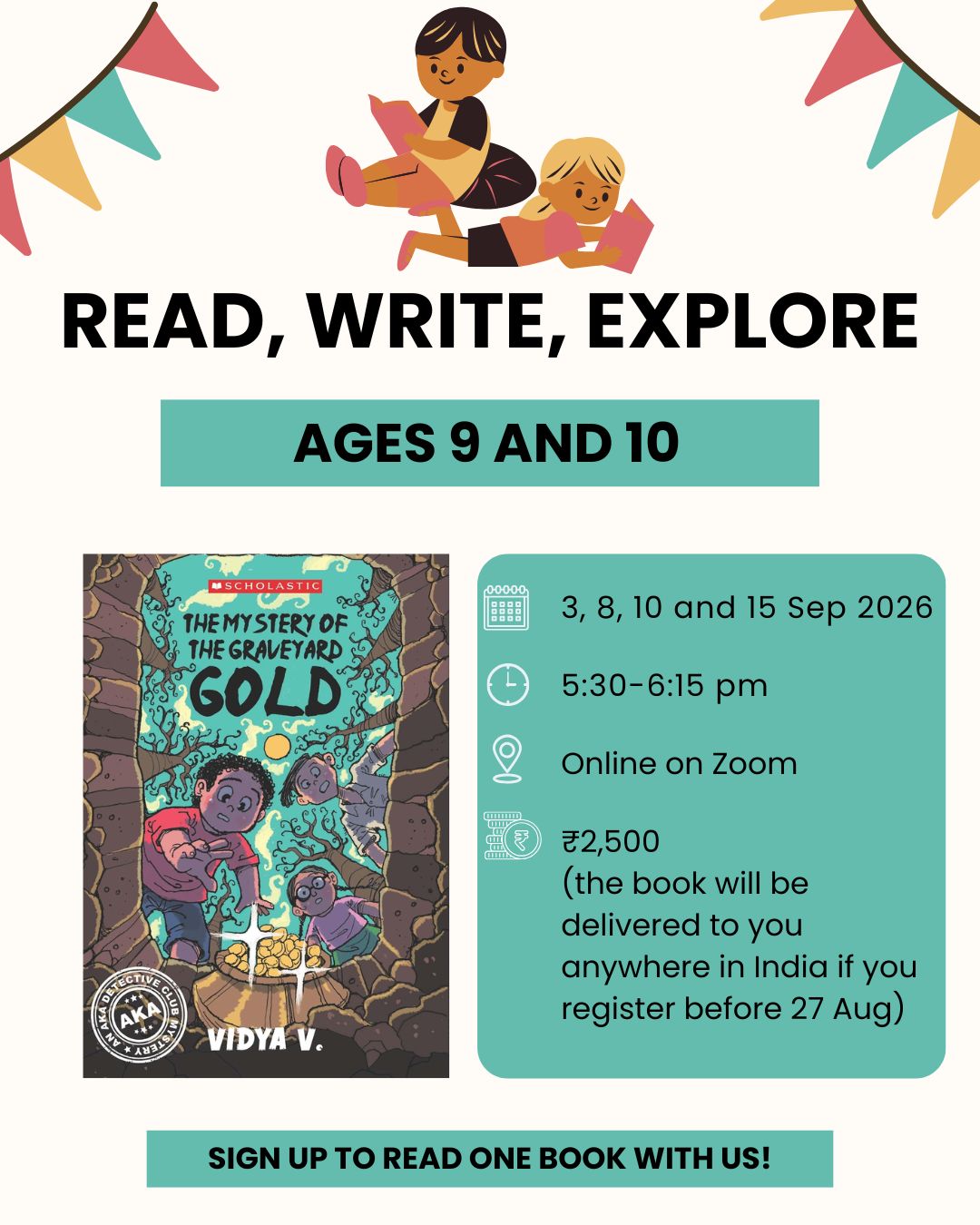 Read, Write, Explore (ages 9 and 10) - The Mystery of the Graveyard Gold