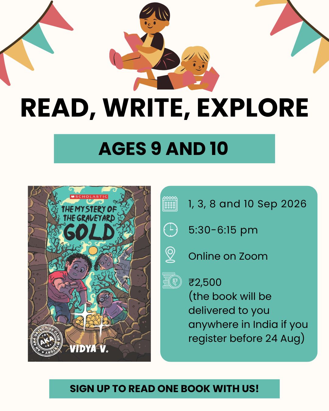 Read, Write, Explore (ages 9 and 10) - The Mystery of the Graveyard Gold