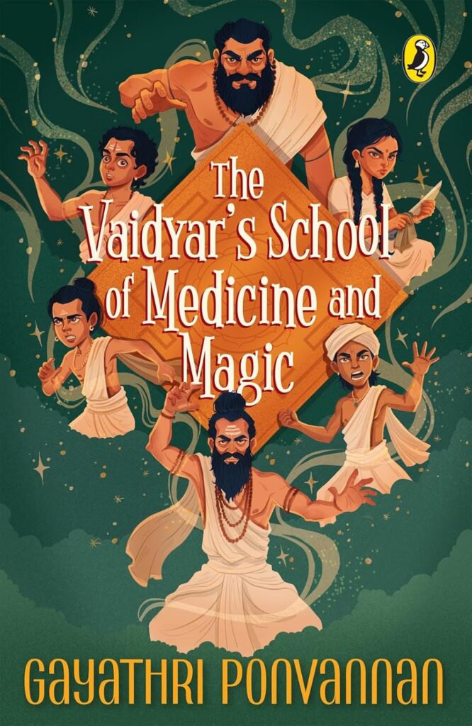 Book Cover
The Vaidyar's School of Medicine and Magic
Image of saints performing dramatic rituals, three young boys and a girl with a range of expressions from fear to determination.