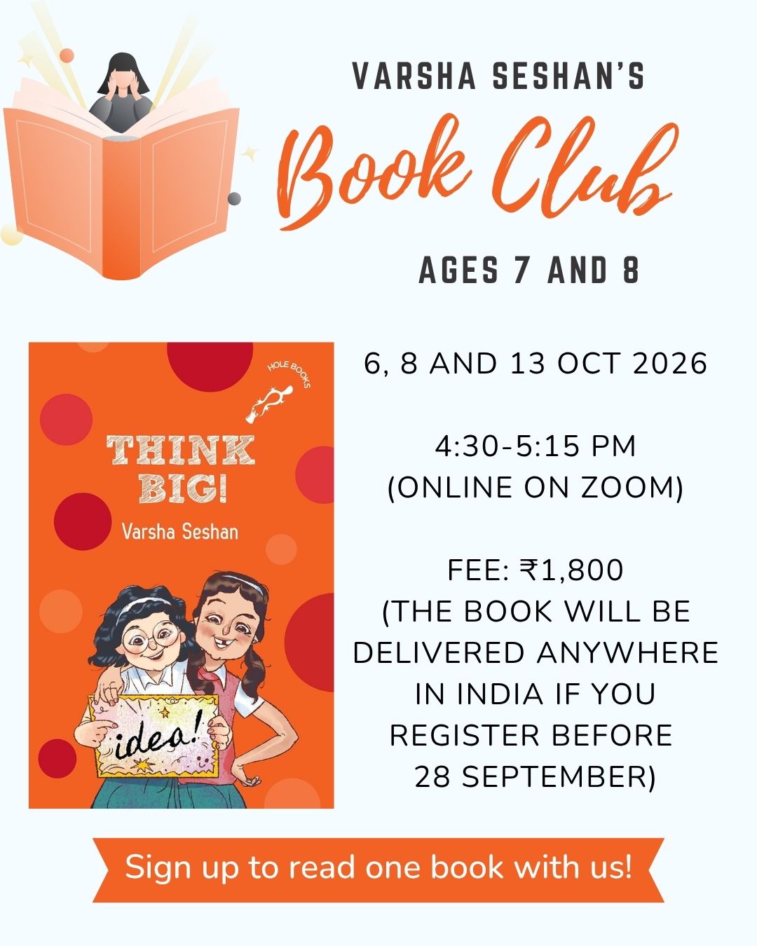 Book Club (ages 7 and 8) - Think Big!