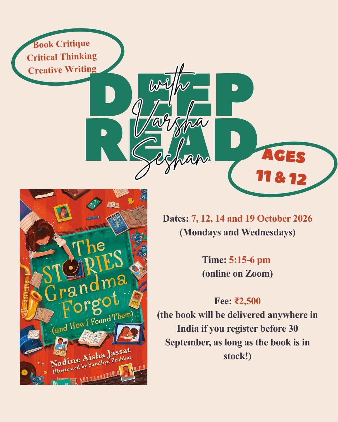 Deep Read (ages 11 and 12) - The Stories Grandma Forgot