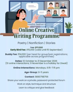 Online Creative Writing Programme (ages 9 to 11) - October 2026