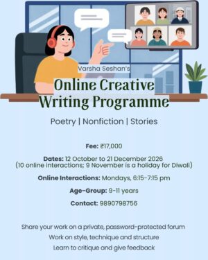 Online Creative Writing Programme (ages 9 to 11) - October 2026