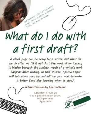 What do I do with a first draft? (Ages 9 to 14)