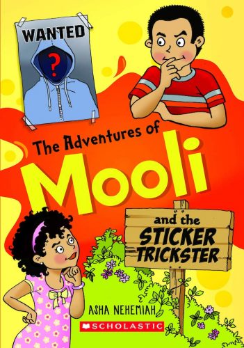 Mooli and the Sticker Trickster book cover Mooli and the Sticker Trickster book cover