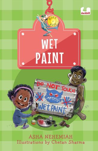 Wet Paint book cover Wet Paint book cover